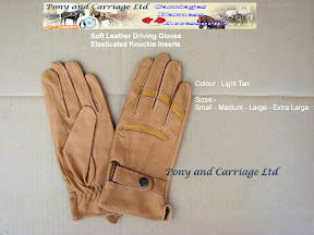 Soft Leather Carriage Driving Gloves