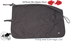 Zilco All Black Waterproof Quarter Sheet Rug