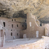 The overhang of the cliff has protected this structure from the elements and preserved it amazingly well.