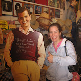 Katie and Pat Boone inside the famous Ernest Tubb Record Shop