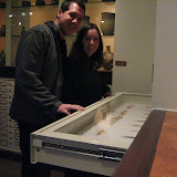 D&K examine Native American artifacts
