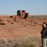 D&K at the Wukoki Pueblo ruins at Wupatki National Monument