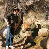 Dan at the “Weeping Falls”