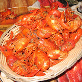 Crawfish -- according to Frank, these were embarrassingly small and overcooked.