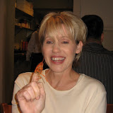 Kathy plays with her food!