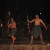 During the Maori performance