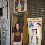 We got our feet massaged by blind masseurs in Georgetown, Malaysia.