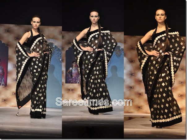 Umair_ZafarBlack Designer_Saree