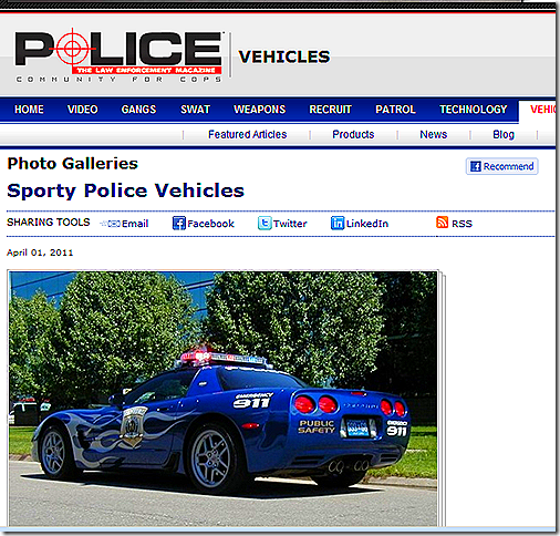 Sporty Police Vehicles