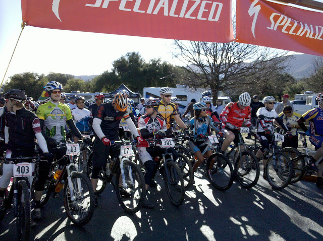 Tinker Juerez and others setting up along the start line