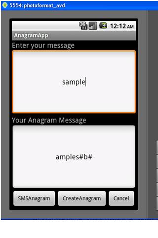 AnagramCreator