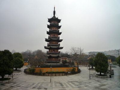 longhua temple pagoda