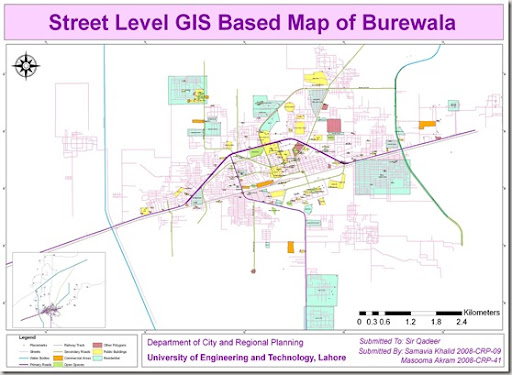 Burewala Map
