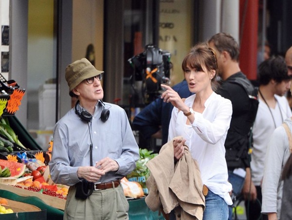 Carla Bruni_Woody Allen y Carla Bruni