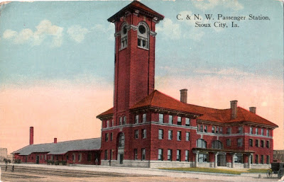 image of C&NW Sioux City passenger station