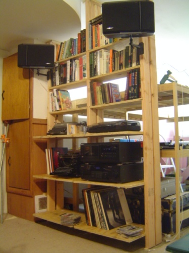 ... and it only took all freakin day. image of book shelves
