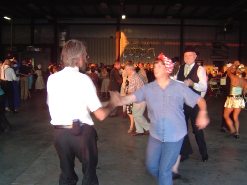 image of dancing with B