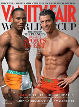 Cristiano Ronaldo, Alexandre Pato y Kaká en 'Vanity Fair' Cristiano Ronaldo, Alexandre Pato y Kaká en 'Vanity Fair'