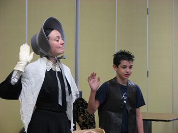 Alena portraying Sarah Pennington