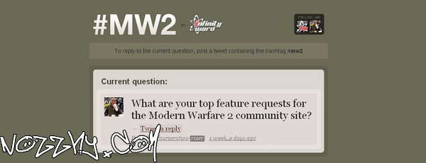 Proposez de nouvelles idées aux développeurs de Call of Duty 6 : Modern Warfare 2