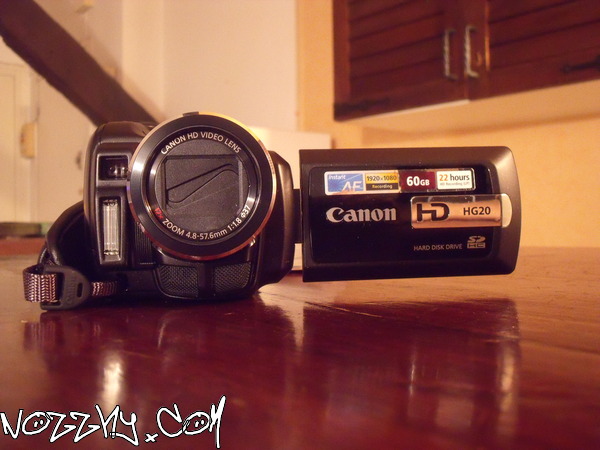 TEST : Caméscope Canon HG 20