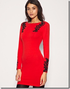 ASOS applique dress 40