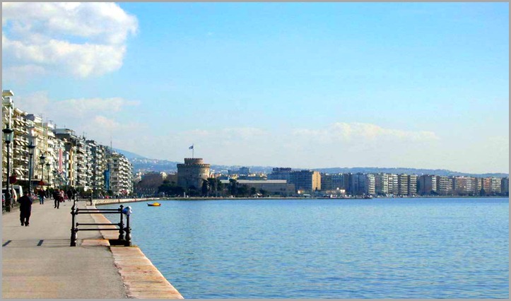  Κεντρική Μακεδονία - Θεσσαλονίκη - Η πόλη Λευκός Πύργος .Central Macedonia - Thessaloniki-White Tower
