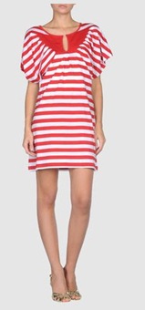 abito righe rosso love moschino yoox abito righe rosso love moschino yoox
