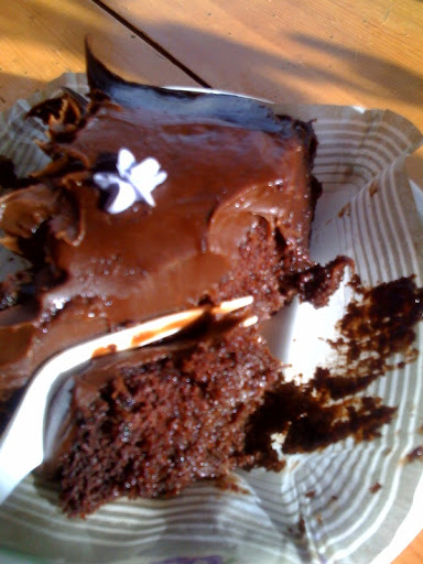chocolate cake fudgy, gooey chocolate cake.