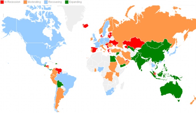 Recession Status Map
