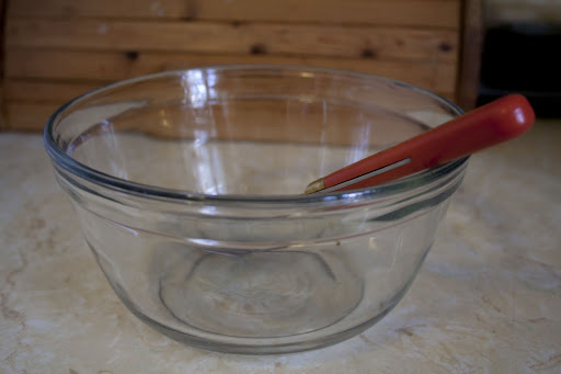 Mixing Bowl and Sturdy Fork