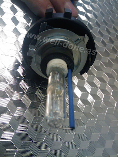 portalamparas Scirocco Xenon H7 welldone