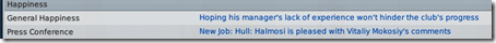 Reaction on my praise, FM 2009