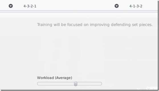 Match preperation area in Football Manager 2011