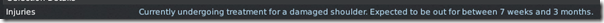 Injury of Daniel Aranzubia in Football Manager 2011