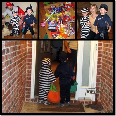 Trick or treat collage