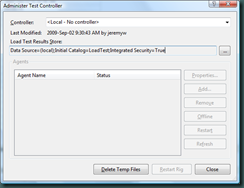 Administer Test Controllers
