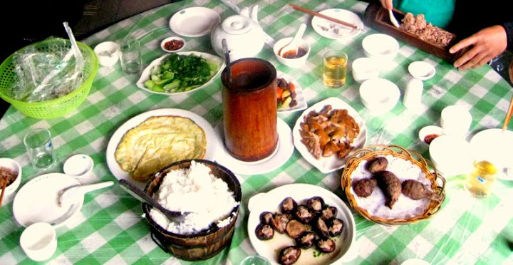 Native Lunch at Longsheng