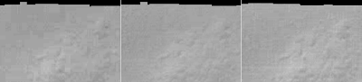 Descomposición RGB de la imagen anterior con los niveles ajustados