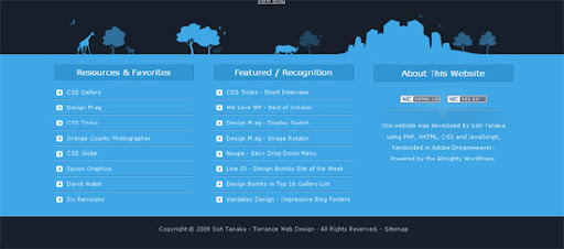 Torrence Web Design - Inspiring cityscape in web design example