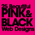 25 Beautiful Pink and Black Web Designs