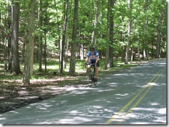 Zeke enjoying the roads of Douthat SP