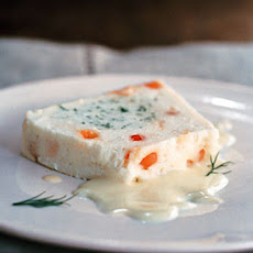 White Fish Terrine with Salmon Roe and Dill