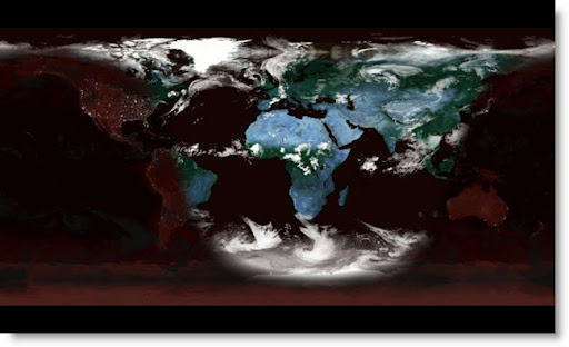 Desktop Earth displays a fresh satellite image of Earth as wallpaper on your 