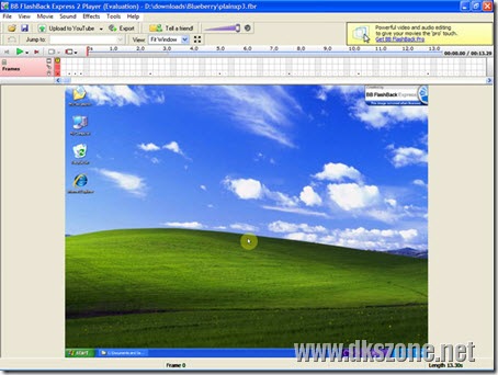 BBFlashBack free screen recorder