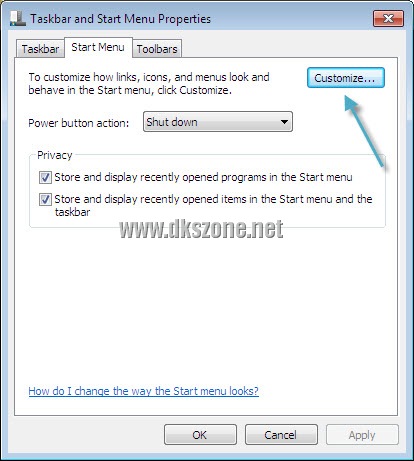 taskbar_start_menu_properties
