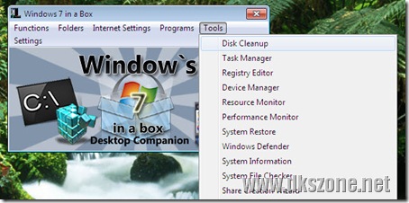 Windows 7 in a Box – Launch All Windows 7 Tools, Folders and Settings from a Single Interface