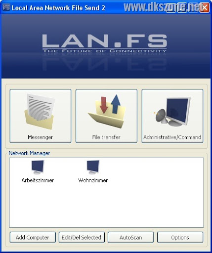 LAN.FS gives Chat, File Transfer, Remote Desktop Connectivity to Local Area Network