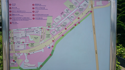 尖沙咀海濱花園地圖