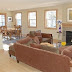 The living room as seen from the northwest corner.